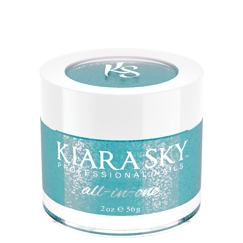 Kiara Sky All In One Acrylic Nail Powder - D5075 COSMIC BLUE D5075 