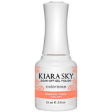 Kiara Sky Gel Nail Polish - G490 ROMANTIC CORAL G490 