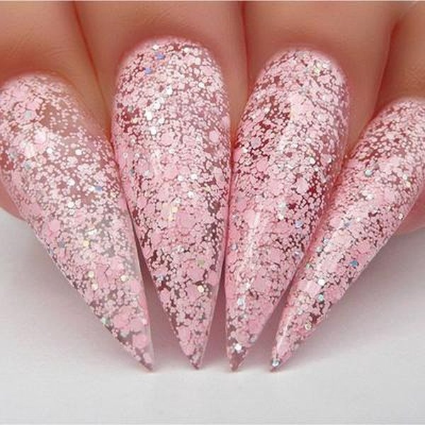 Kiara Sky Gel Nail Polish - G496 PINKING OF SPARKLE G496 