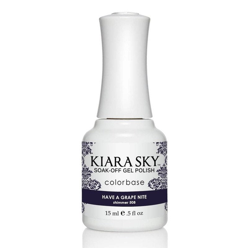 Kiara Sky Gel Nail Polish - G508 HAVE A GRAPE NITE G508 