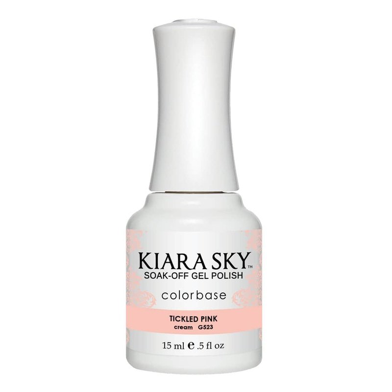 Kiara Sky Gel Nail Polish - G523 TICKLED PINK G523 