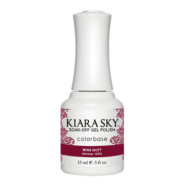 Kiara Sky Gel Nail Polish - G576 WINE NOT? G576 