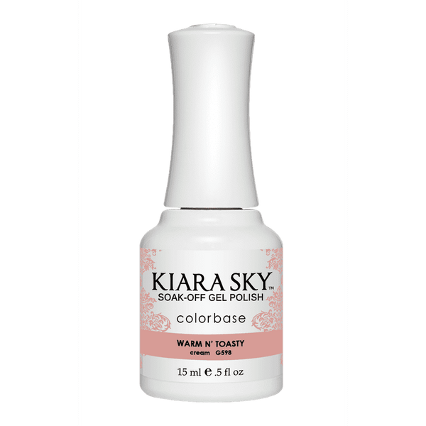 Kiara Sky Gel Nail Polish - G598 WARM N' TOASTY G598 